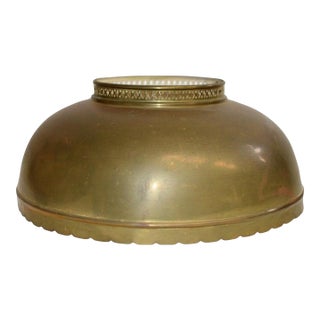 Antique Brass Ceiling Light Lamp Shade For Sale