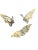 1970s Mid-Century Modern Brass Butterflies Tabletop or Wall Decoration- Set of 3 For Sale In Dallas - Image 6 of 9