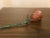 Red Late 20th Century Brutalist Cast Iron Rose Sculpture For Sale - Image 8 of 11