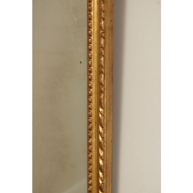 Gold Mid 20th Century Adams Style Giltwood Frame Wall Mirror For Sale - Image 8 of 12
