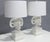 1960s Chapman White Ceramic Ram Head Lamps - a Pair For Sale - Image 9 of 9