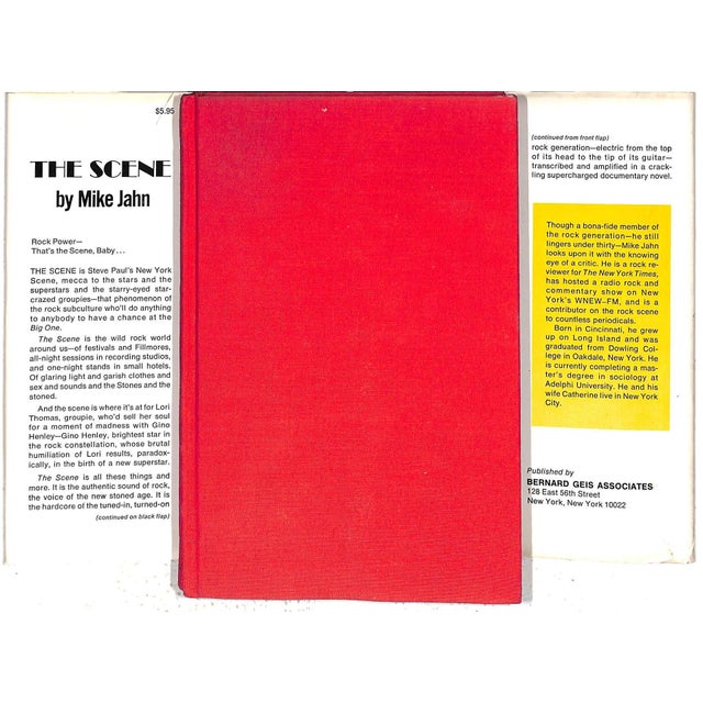 JAHN, Mike [210] pp. Bernard Geis Associates 1970 First Edition 8 1/2" x 6" THE SCENE is Steve Paul's New York Scene,...