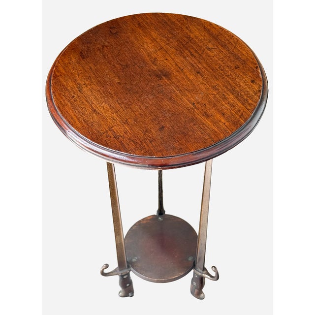 French French Trench Art Bayonet Gueridon Table for Cocktails or Wine For Sale - Image 3 of 10