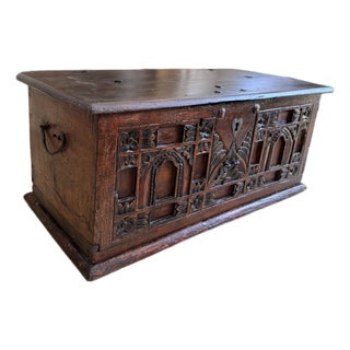 19th Century Carved Indonesian Blanket Chest/Trunk For Sale