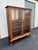 Queen Anne Antique Cherry Queen Anne Double Door Bookcase For Sale - Image 3 of 12