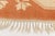 Textile Vintage Hand-Knotted Turkish Oushak Rug in Terracotta, Peach, and Cream For Sale - Image 7 of 10