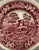 Copeland Copeland "Spode's Tower" Red Transferware Pasta Bowls - Set of 5 For Sale - Image 4 of 7