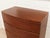 Wood Mid 20th Century Five Drawer Bowed Front Art Deco Dresser Highboy For Sale - Image 7 of 11