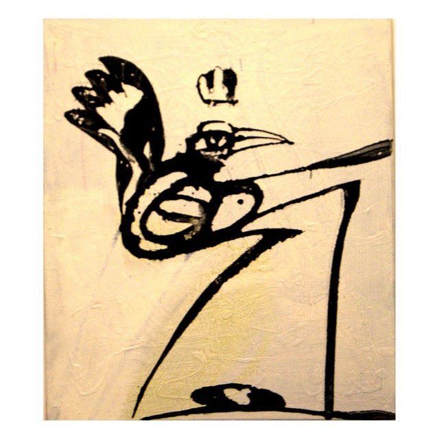 Mathias Wunderlich, Bird, 2011, Acrylic on Paper For Sale - Image 4 of 4