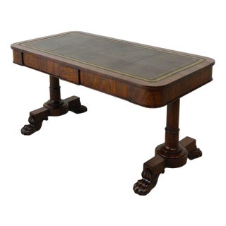 William IV Writing Table in Mahogany, 1830 For Sale
