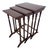 Vintage Nesting Tables in Mahogany, 1960, Set of 3 For Sale