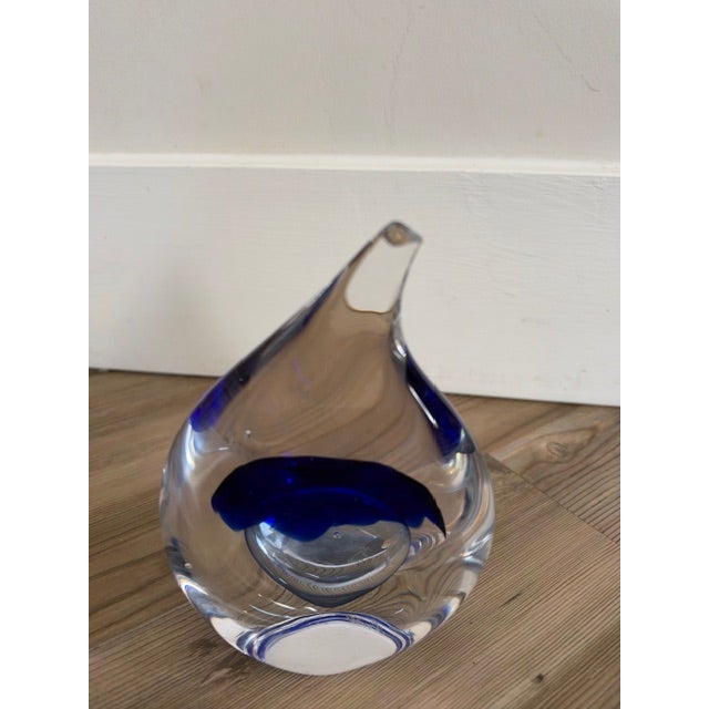 Murano Teardrop Paperweight For Sale - Image 9 of 13