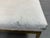 Brass Modern Square Cowhide Ottoman + Brass Frame For Sale - Image 8 of 12