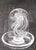 Classic Lalique Naiade sea nymph ring dish, in excellent, original, clean and ready ton use condition, free of damage or...