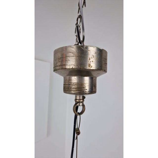 Delta Chandelier in Burnished Brass by Sergio Mazza for Artemide, 1960s For Sale - Image 6 of 10