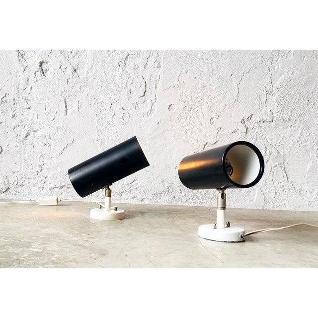 Spotlights, Denmark, 1970s, Set of 2, in Very Good conditions. Designed 1970 to 1979 European Plug (up to 250V).The wiring...