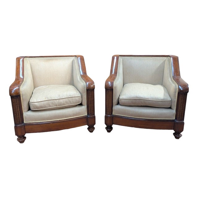 Art Deco Armchairs, 1930s, Set of 2 For Sale