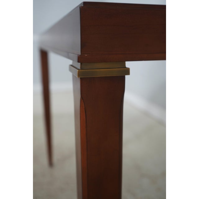 Hickory Chair Co Mahogany Directorie Sofa Hall Table For Sale - Image 10 of 12