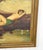 Antique Art Nouveau Nude Women "Water Flower" Signed Oil on Canvas Painting For Sale - Image 9 of 13
