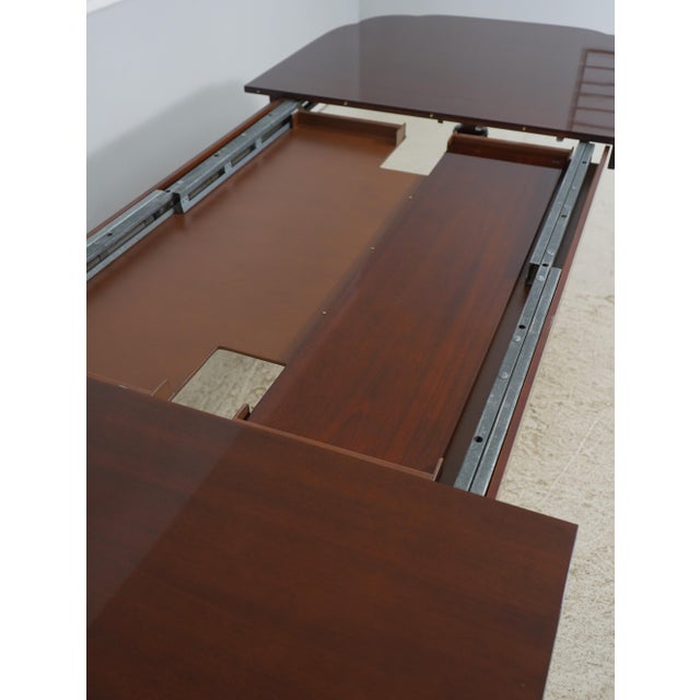 Kindel Mahogany Double Pedestal Dining Table For Sale - Image 11 of 18