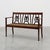 Vintage Art Deco Belgian Bench in Oak, 1920s For Sale - Image 14 of 14