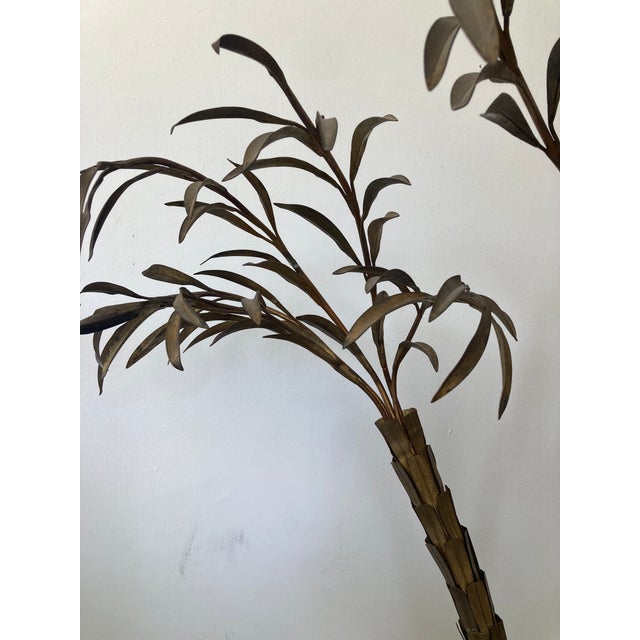 Jansen Gilt Bronze Palm Trees Life Size a Pair For Sale - Image 14 of 15