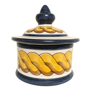 Spanish Triana Lidded Bowl For Sale