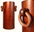 Wood Mid-Century Brutalist Walnut Umbrella Stand, 1960s For Sale - Image 7 of 8