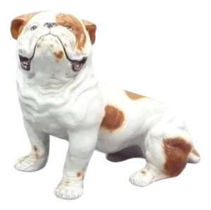 Mid-Century Earthenware English Bulldog, 1960s