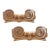 Pair of Mid 20th Century Architectural Salvage Wooden Ionic Column Capitals For Sale