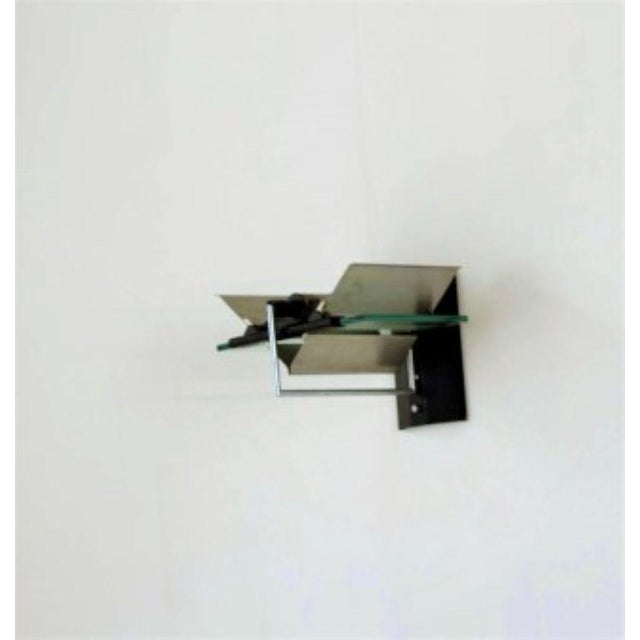 1980s Wall Sconce by Giovanni Grignani for Lamperti, 1980s For Sale - Image 5 of 8