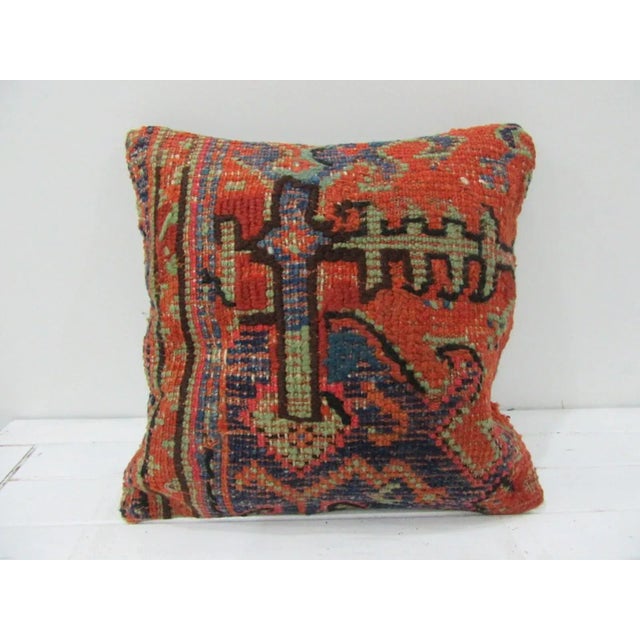 Handknotted Decorative Turkish Pillow Cover For Sale - Image 4 of 4