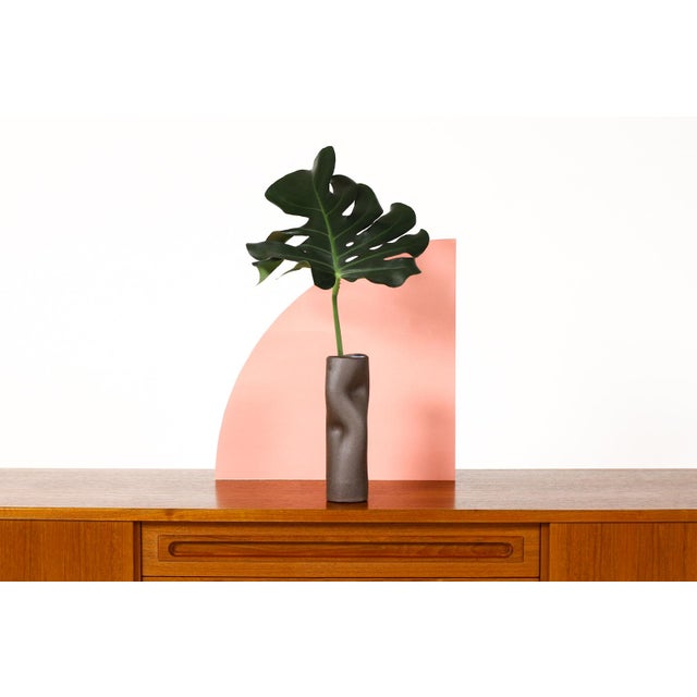 Organic Modern Sculptural Extruded Ceramic Stem Vase Chairish