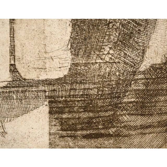 "Still Life" - Etching in Ink on Paper (Artist's Proof) by Doris Warner For Sale - Image 4 of 6