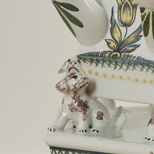 Vintage Italian Porcelain Tulipiere For Sale - Image 14 of 15