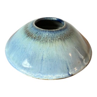 Ikebana Vase, Studio Pottery, Signed For Sale