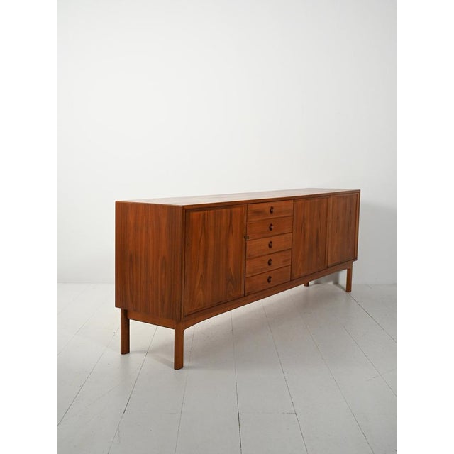 Tiveden Sideboard in Teak by Sven Engström & Gunnar Myrstrand, 1960s For Sale - Image 4 of 14