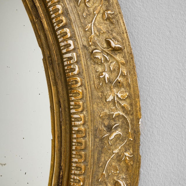 19th Century France Gold Wood Mirror For Sale - Image 10 of 10