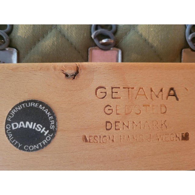 Model 265 Armchair in Oak and Leather by Hans J. Wegner for Getama, 1980s For Sale - Image 16 of 17