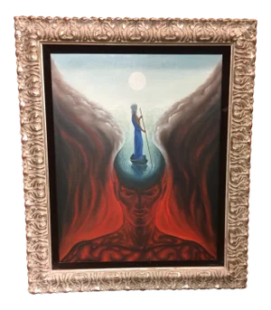"Siddhartha" Original Oil Painting by Frank Porpat