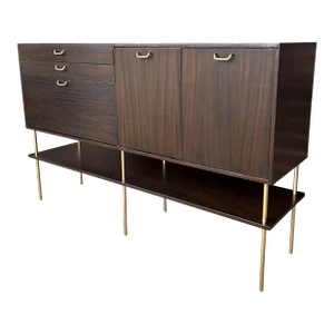 Harvey Probber Sideboard With Drop-Down Bar