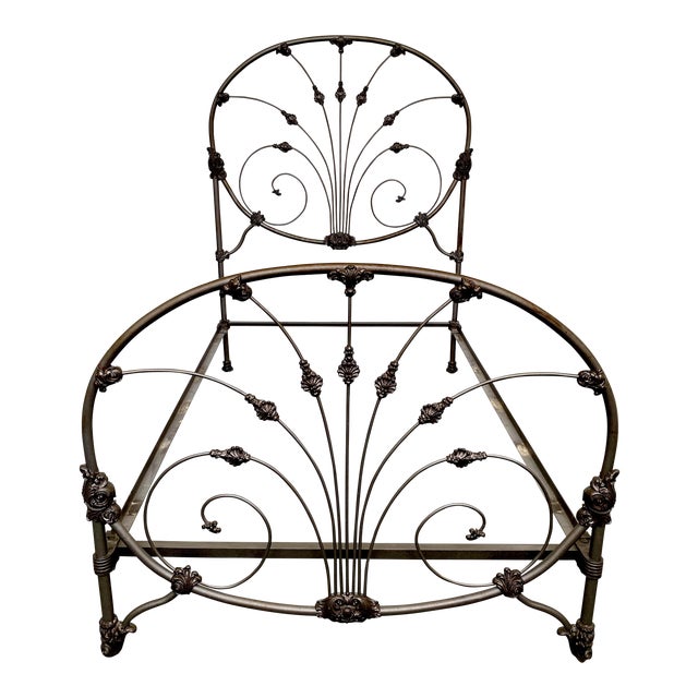 Vintage Victorian Cast Iron Queen Bedframe Chairish