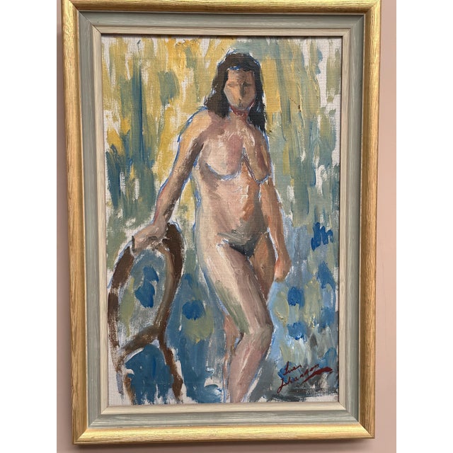 Sven Johansson, Nude Model Study, 1960s, Oil on Canvas, Framed For Sale - Image 12 of 14