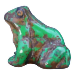 1930s Weller Coppertone Frog Figurine