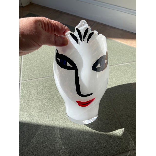 1990s Kosta Boda Open Minds Vase, Signed Ulrica Hydman-Vallian For Sale - Image 10 of 13