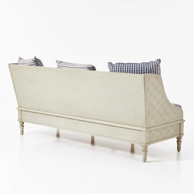 Gustavian Sofa Bench, 1900s For Sale - Image 4 of 5