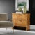 Brown Burl Wood 2 Drawer Chest For Sale - Image 8 of 11