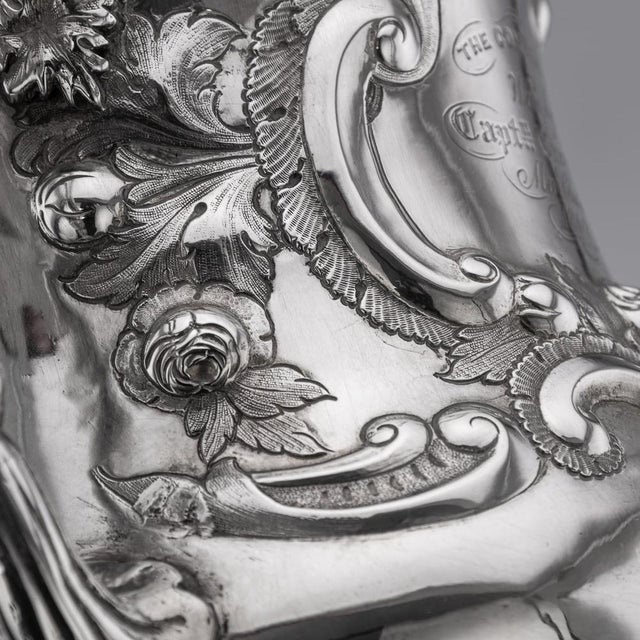 Antique Indian Colonial Silver Trophy Cup, 1860s For Sale - Image 15 of 18