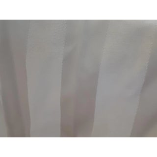 Clarence House Beige Tone on Tone Stripe Heavy Fabric- 7 Yards For Sale