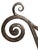 Art Deco French Art Deco Hand Wrought Nickeled Iron Oval Mirror W/ Linear & Scroll Detail For Sale - Image 3 of 16